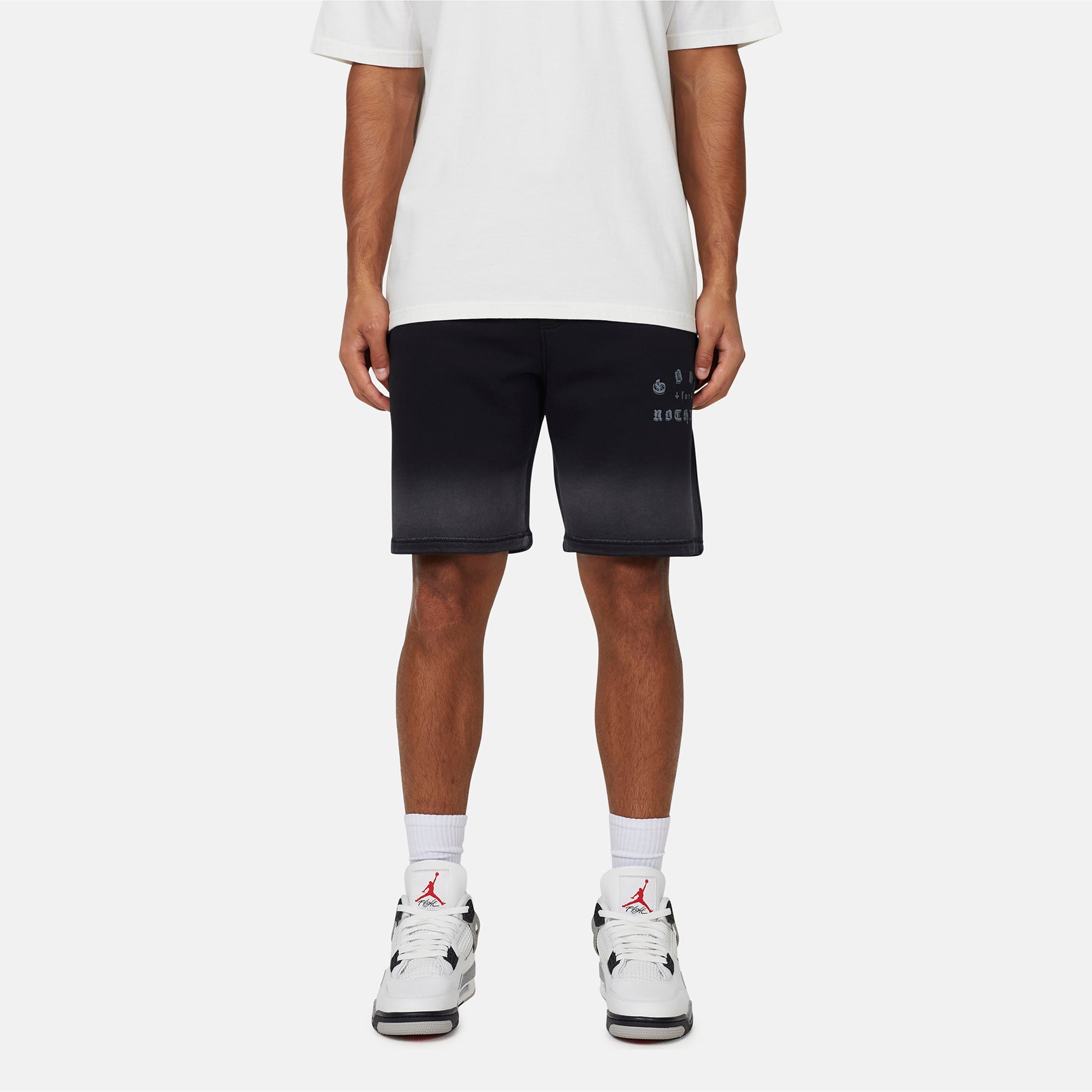California Washed Black Shorts