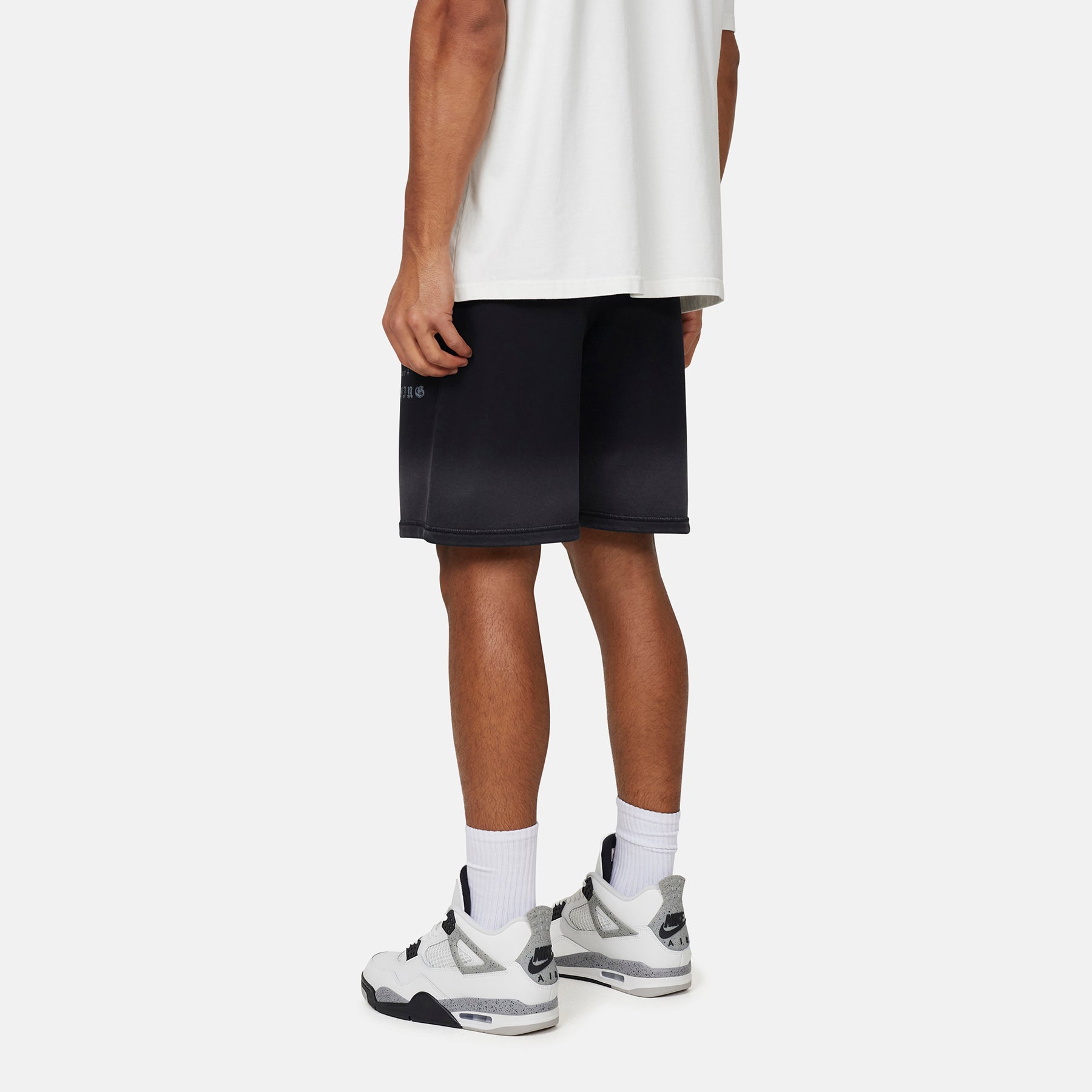 California Washed Black Shorts