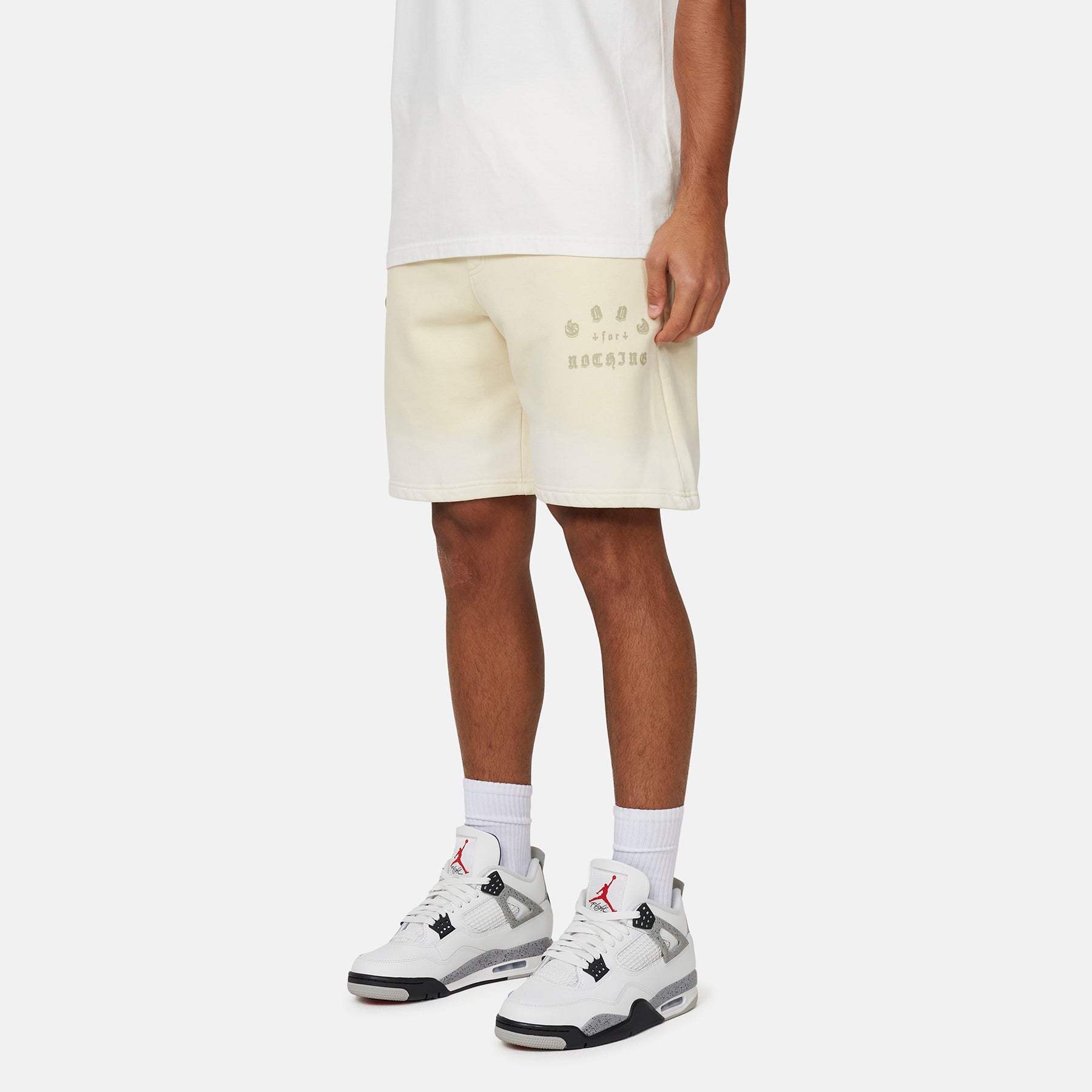 California Washed Ivory Shorts