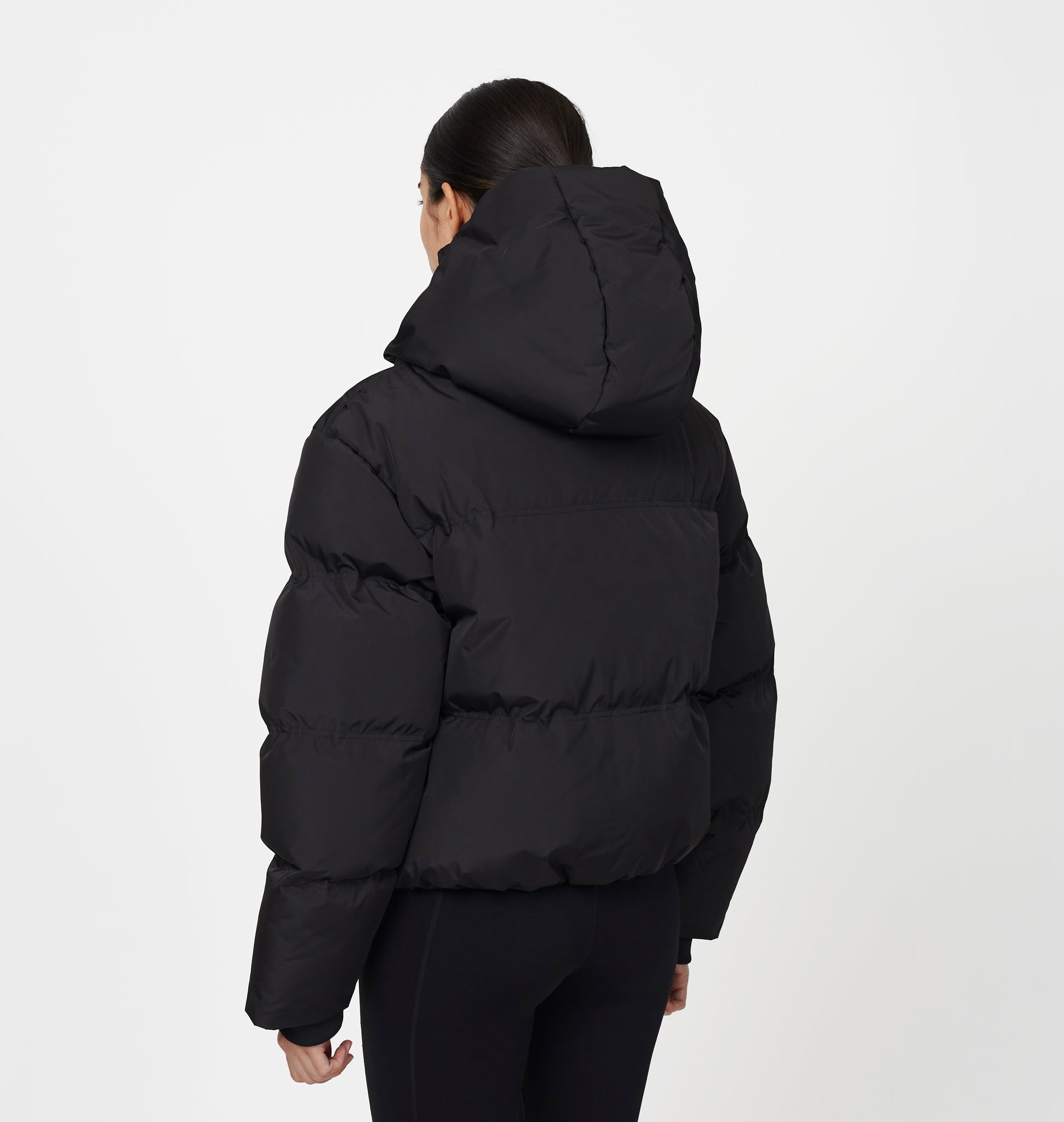 Arctic Matte Black Puffer Jacket