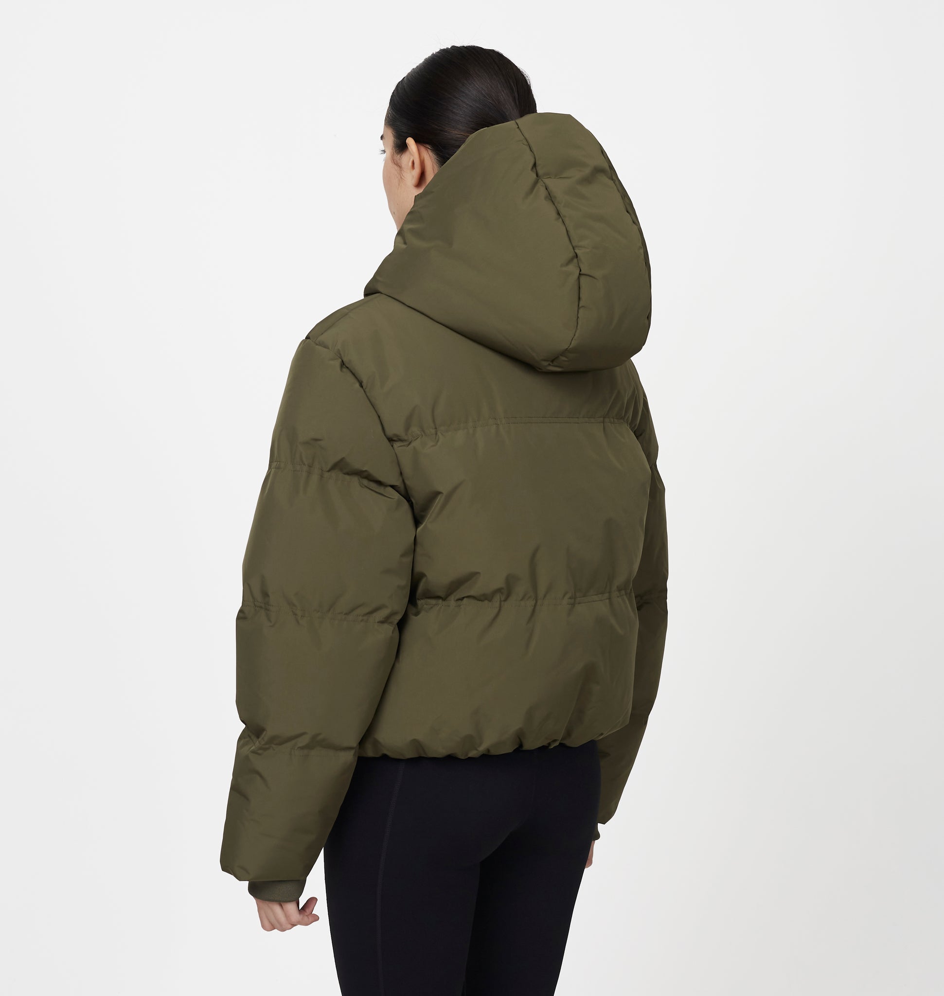 Arctic Matte Green Puffer Jacket
