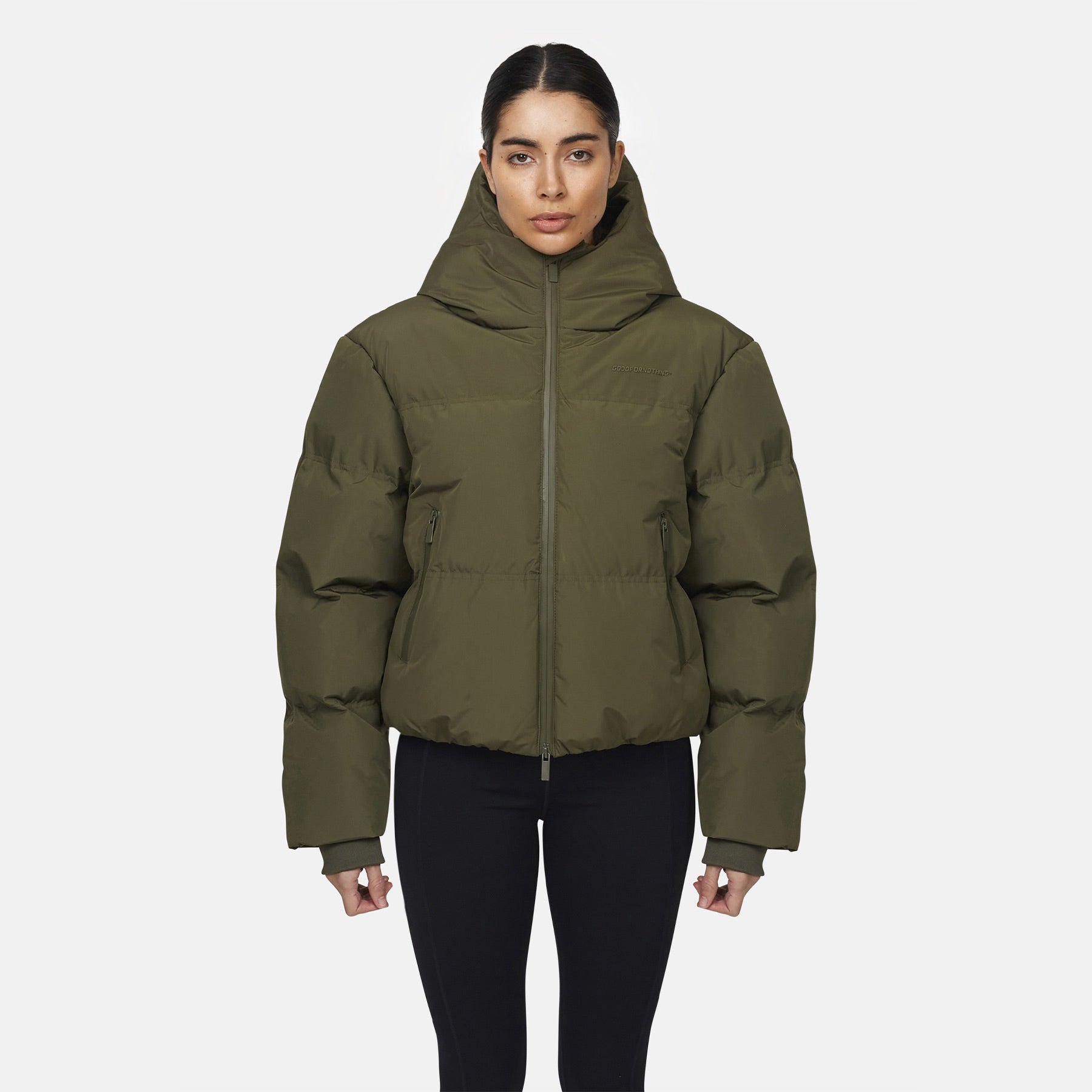 Arctic Matte Green Puffer Jacket