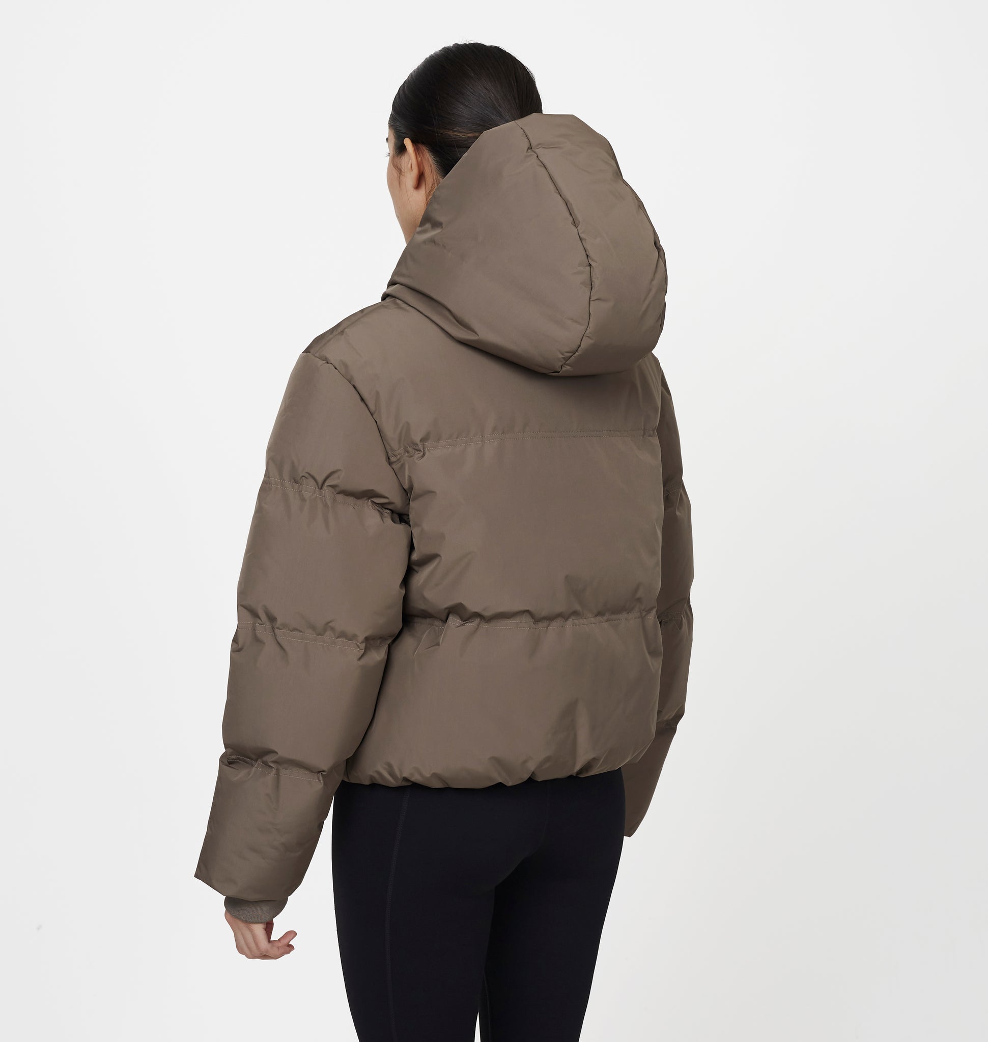 Arctic Matte Taupe Puffer Jacket