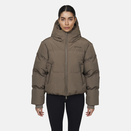Arctic Matte Taupe Puffer Jacket