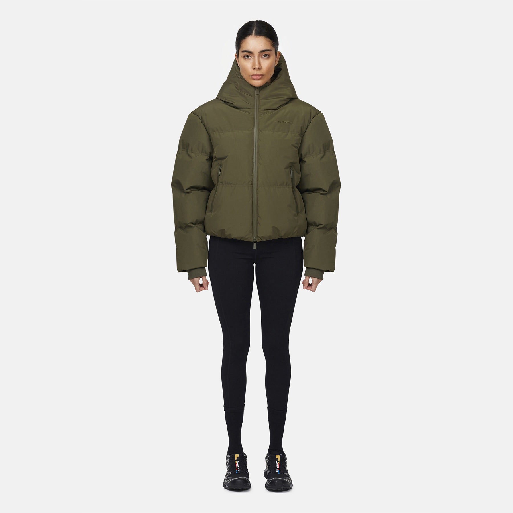 Arctic Matte Green Puffer Jacket