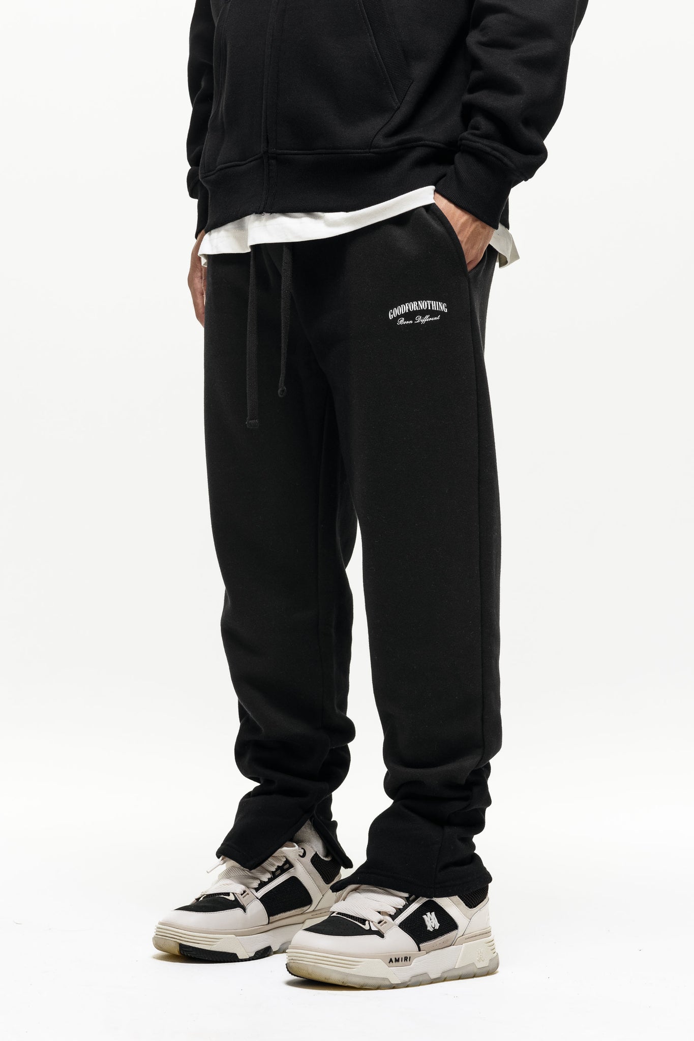 Relaxed Heritage Black Jogger