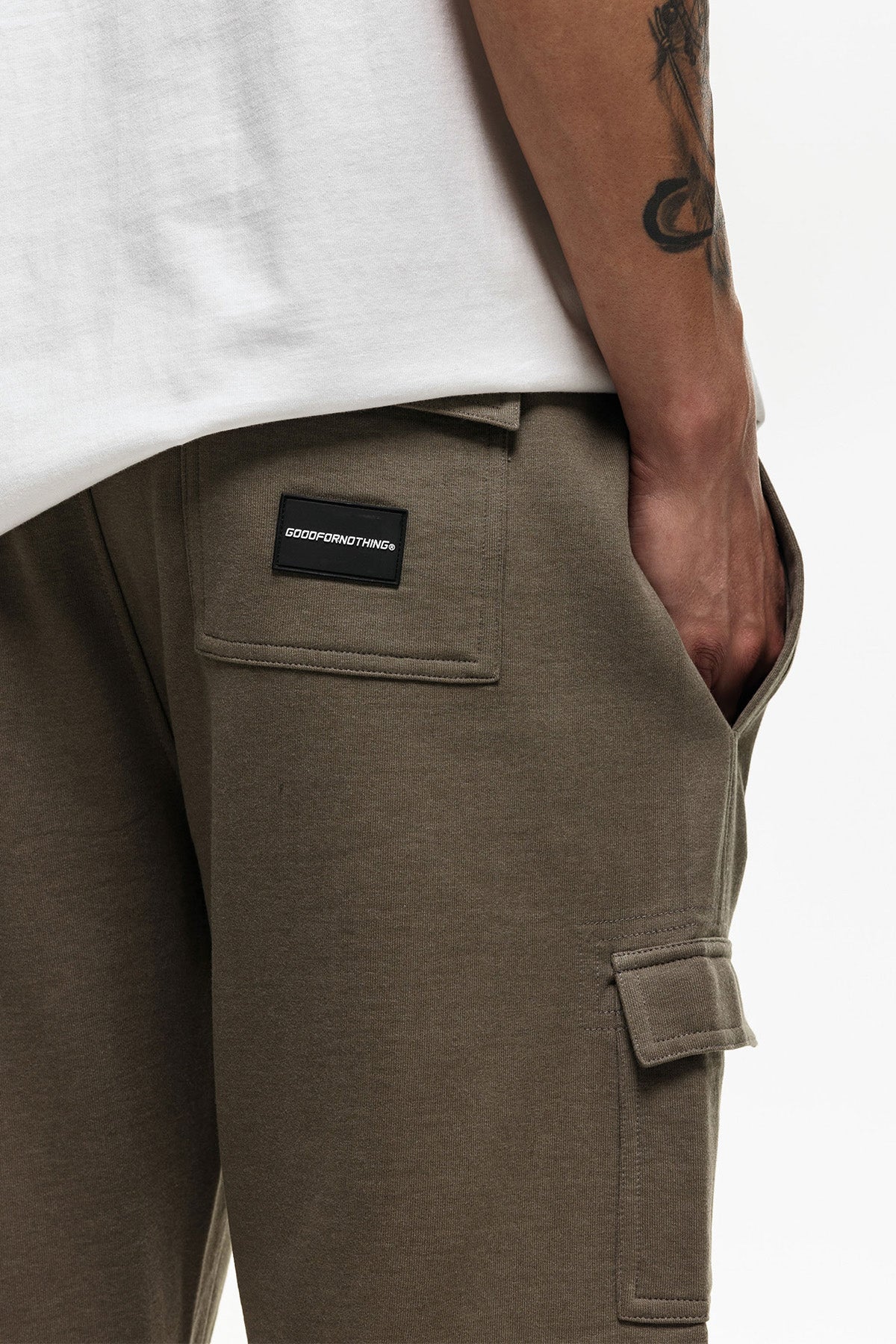 Baggy Utility Khaki Sweatpant