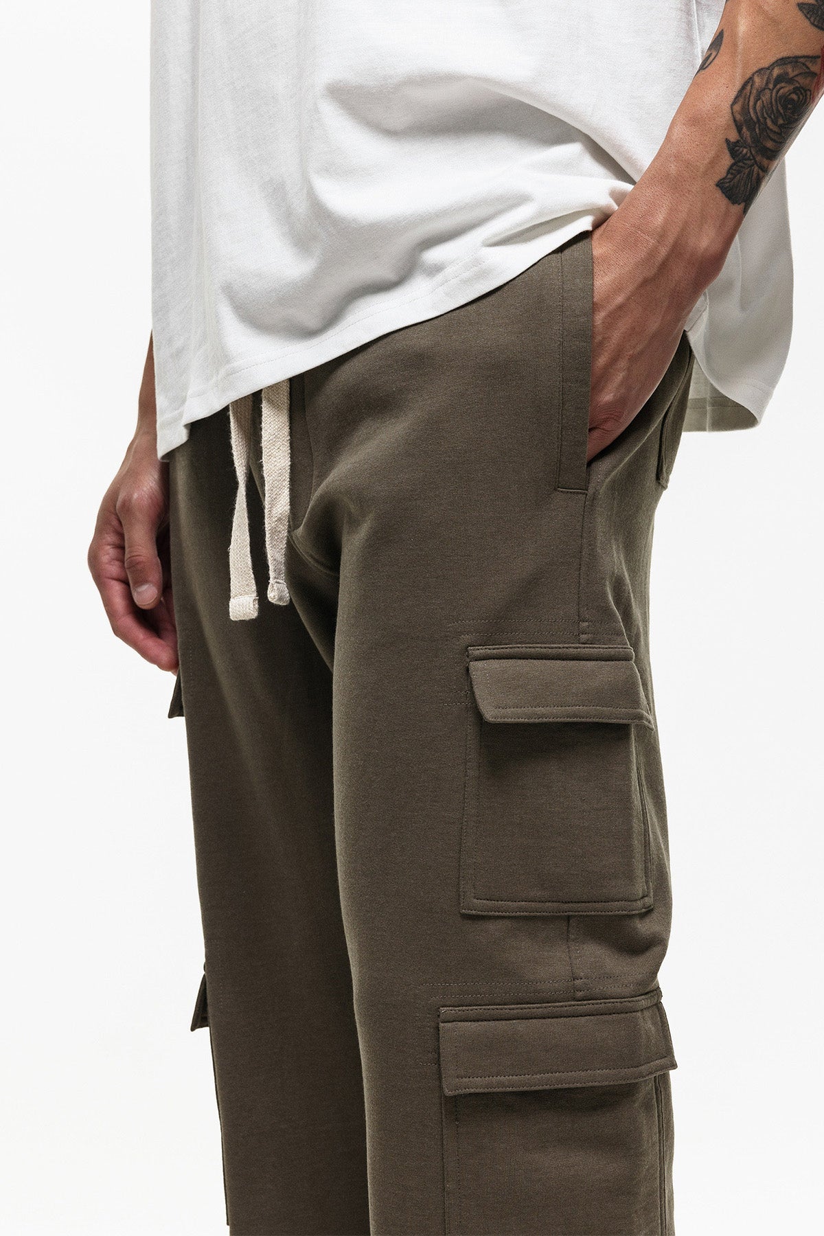 Baggy Utility Khaki Sweatpant
