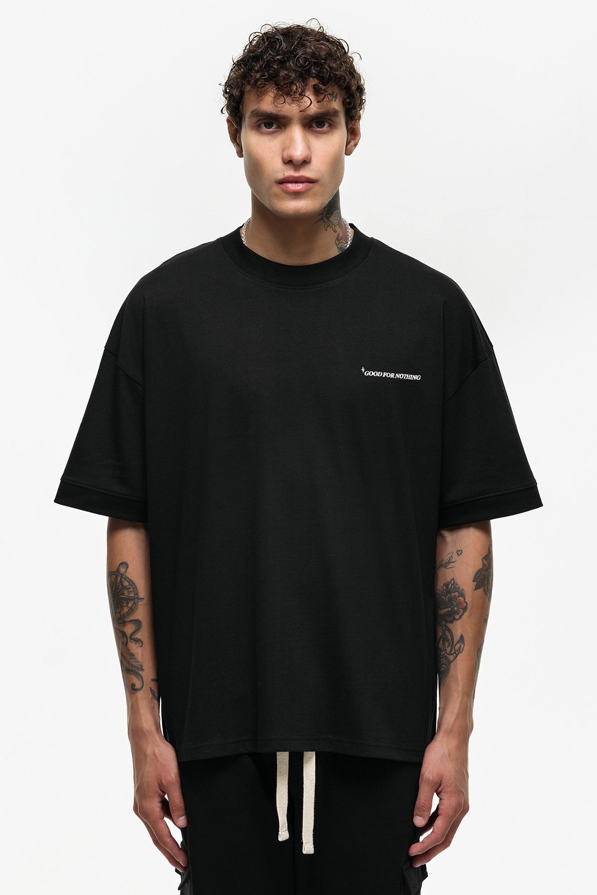 Oversized Euphoria Black T-shirt