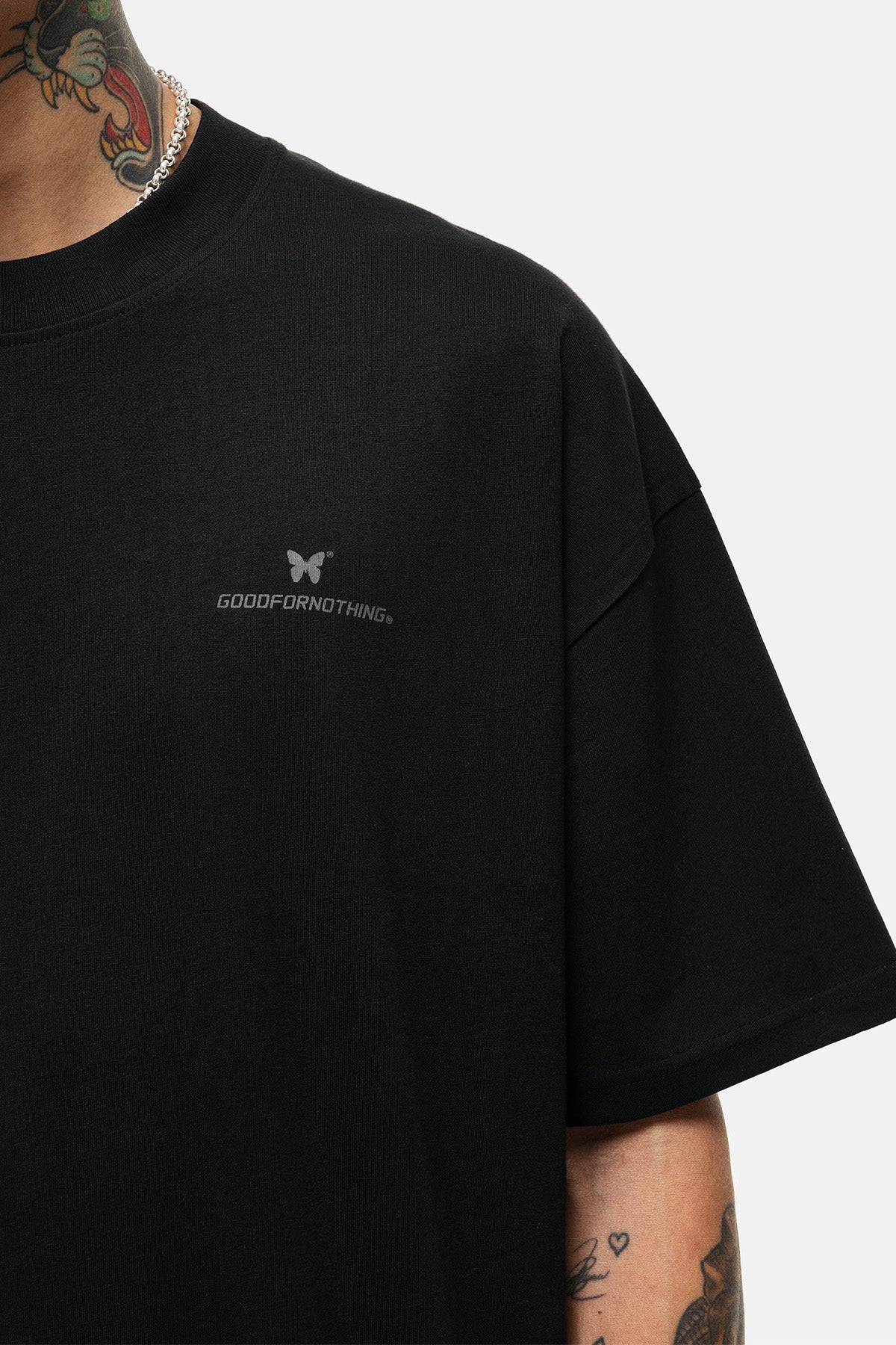 Oversized Spirit Black T-shirt