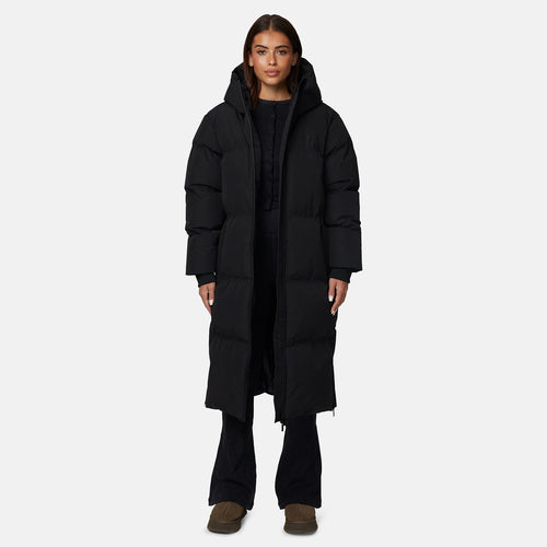 Arctic Maxi Matte Black Puffer Jacket