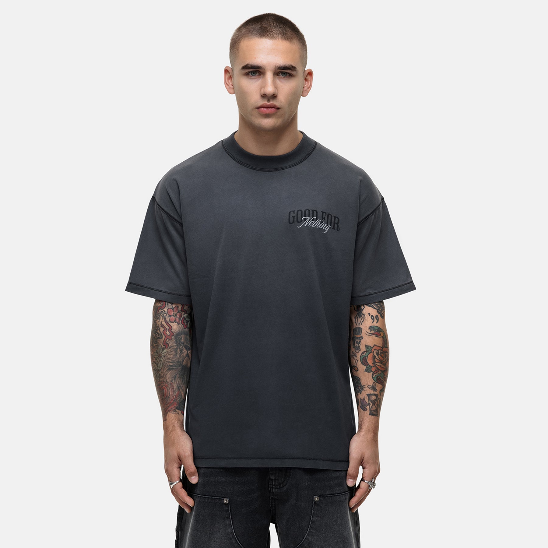 Revival Gradient Black T-shirt
