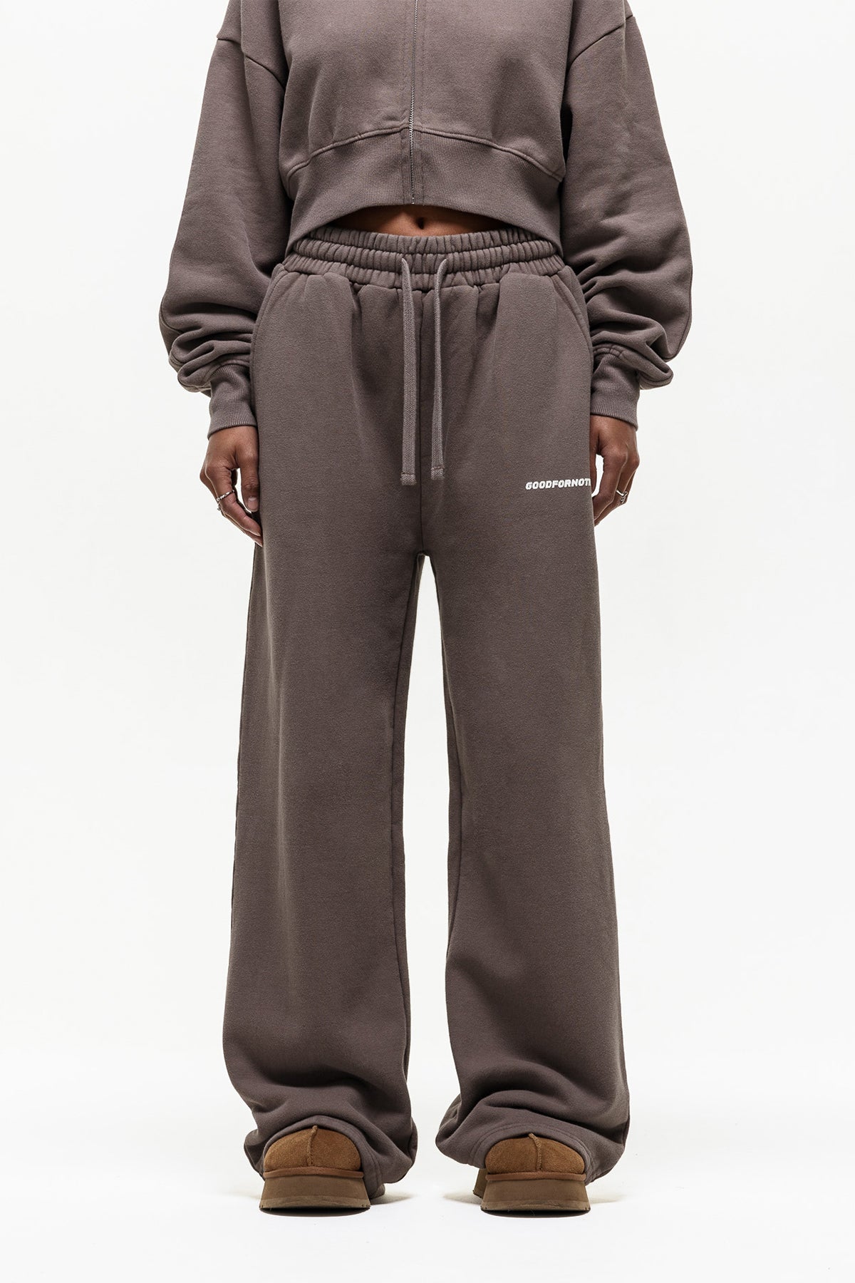 Baggy Vintage Taupe Washed sweatpant