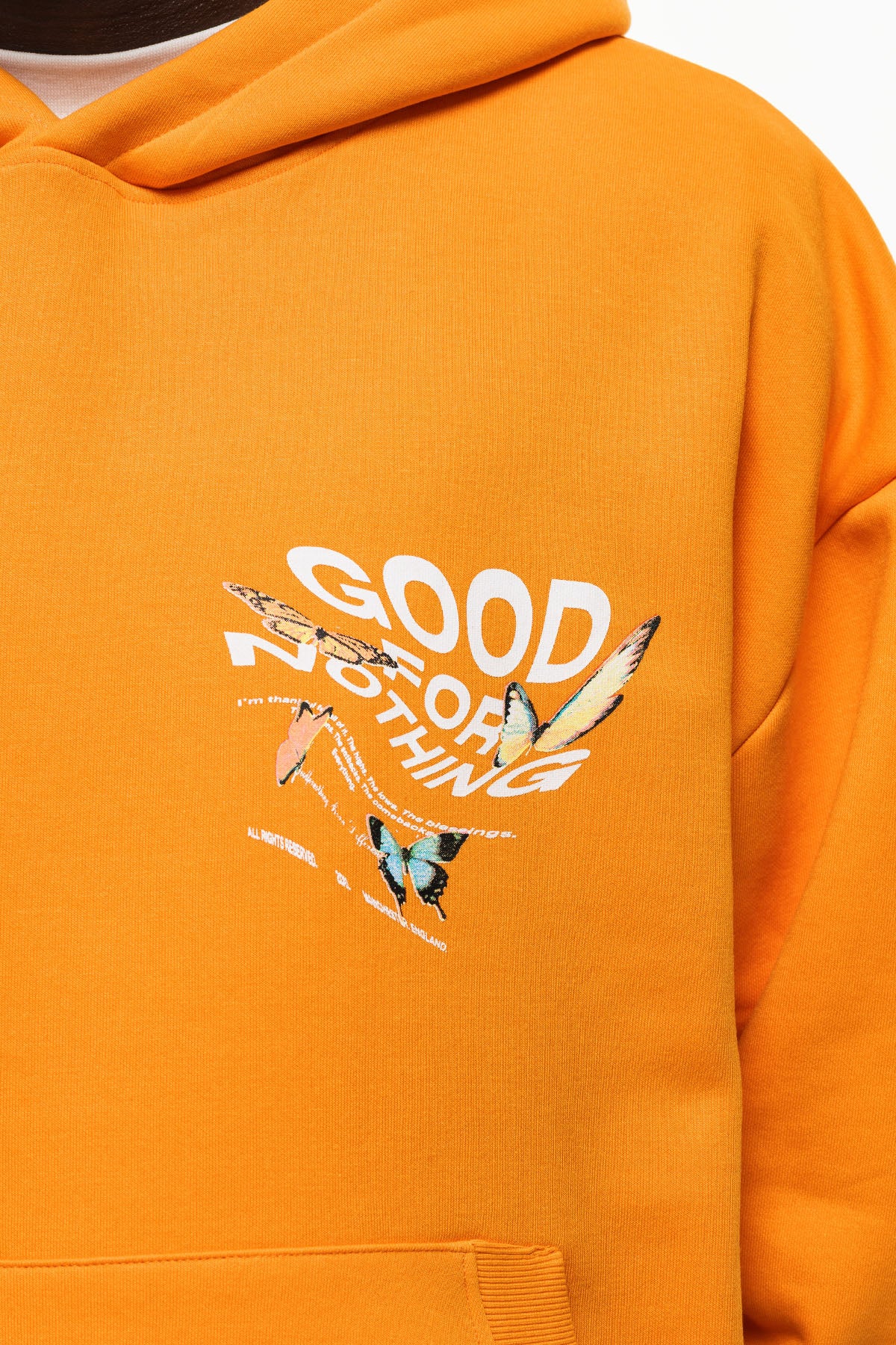 Fjällräven Logo Hoodie Orange - XXL
