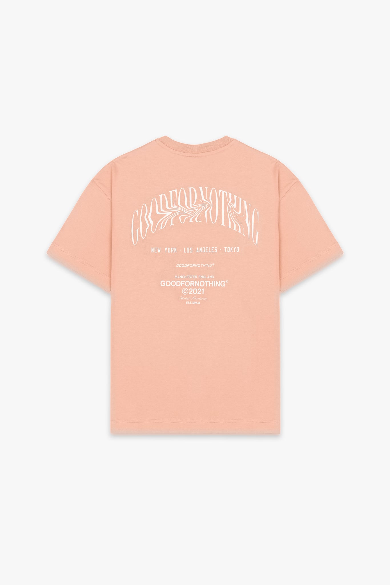 Oversized Vacation Peach T-shirt