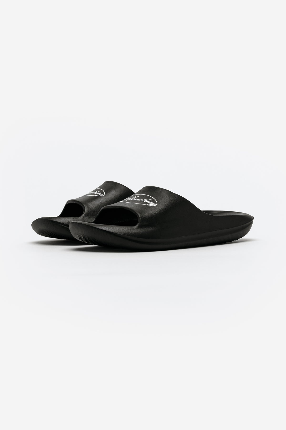 Grail Matte Black Slides