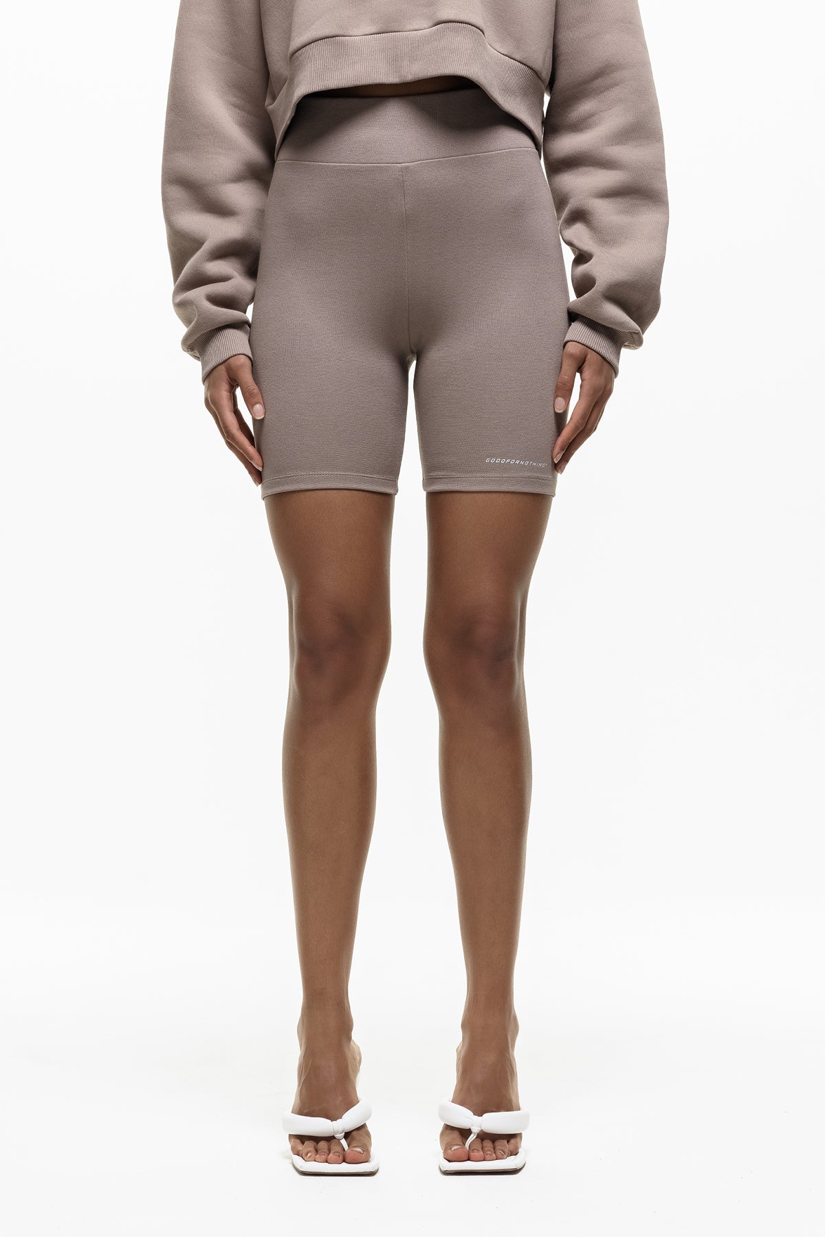 Premium Taupe Cycle Shorts