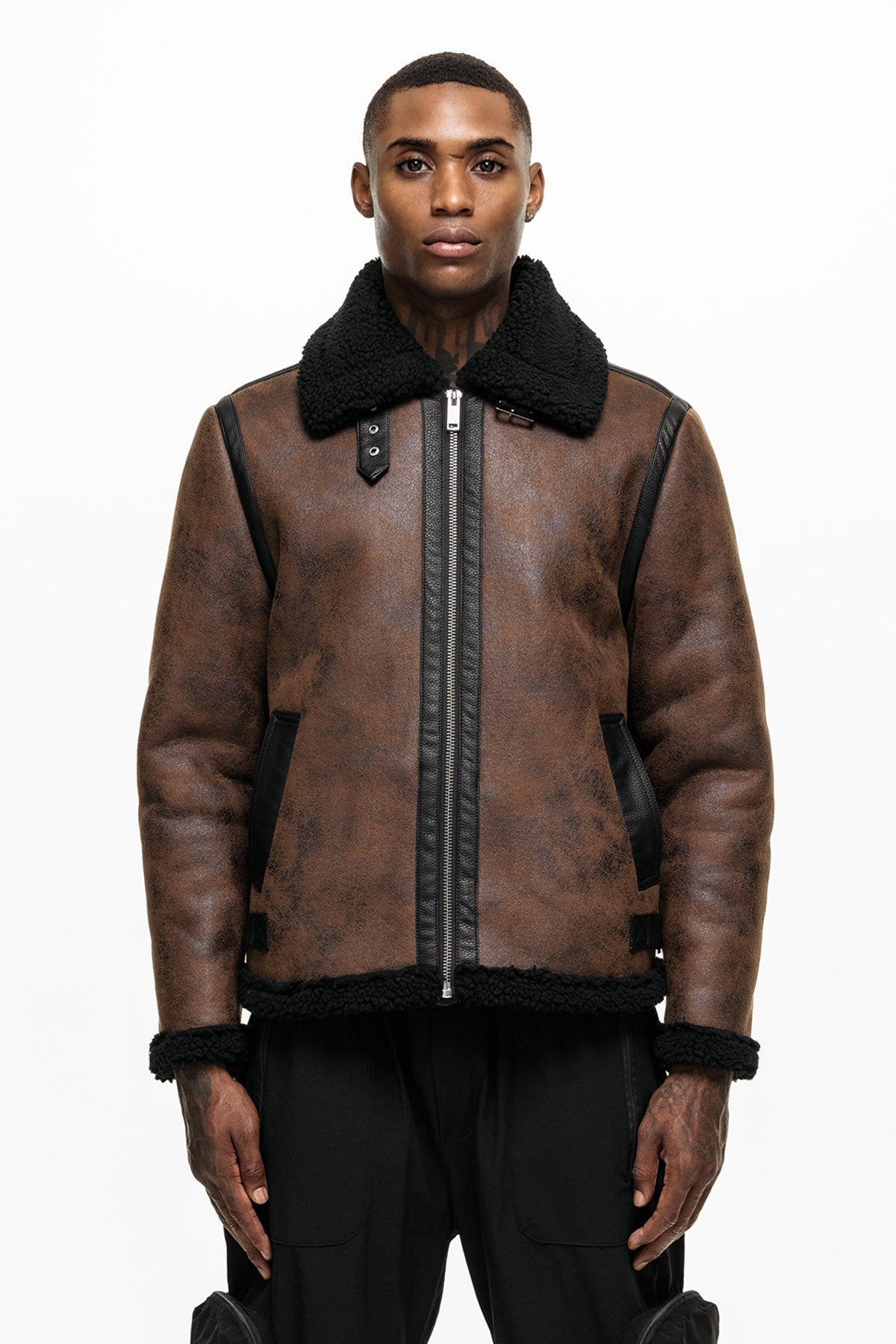 Premium Shearling Brown Jacket